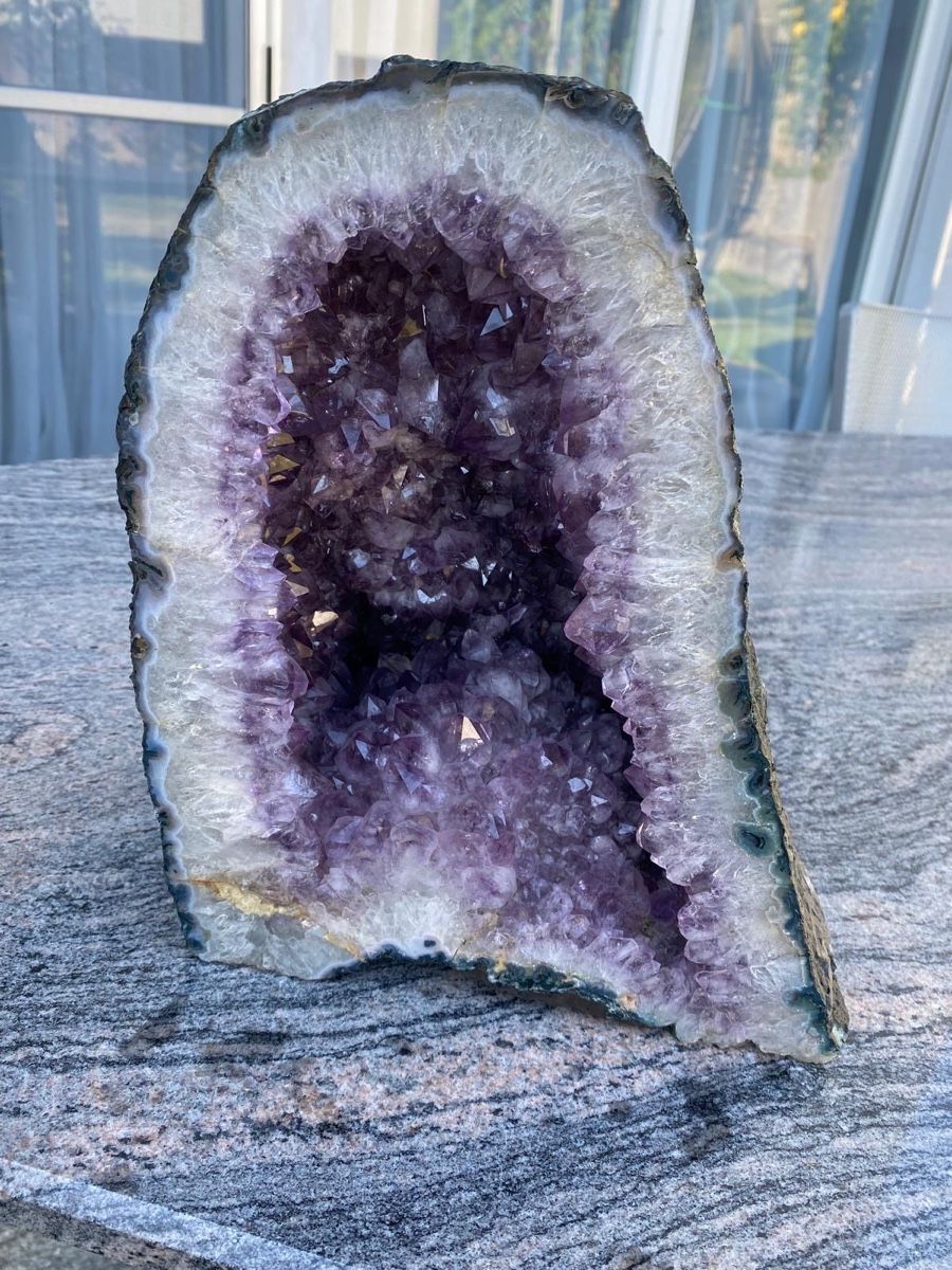 Pierres précieuses: Amethyst Geode Kristall Druse – D'occasion à Freienstein par 16pfischti 2
