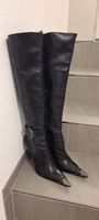 Gianmarco Lorenzi Lederstiefel mit Zirkonia. NP 1600.-!