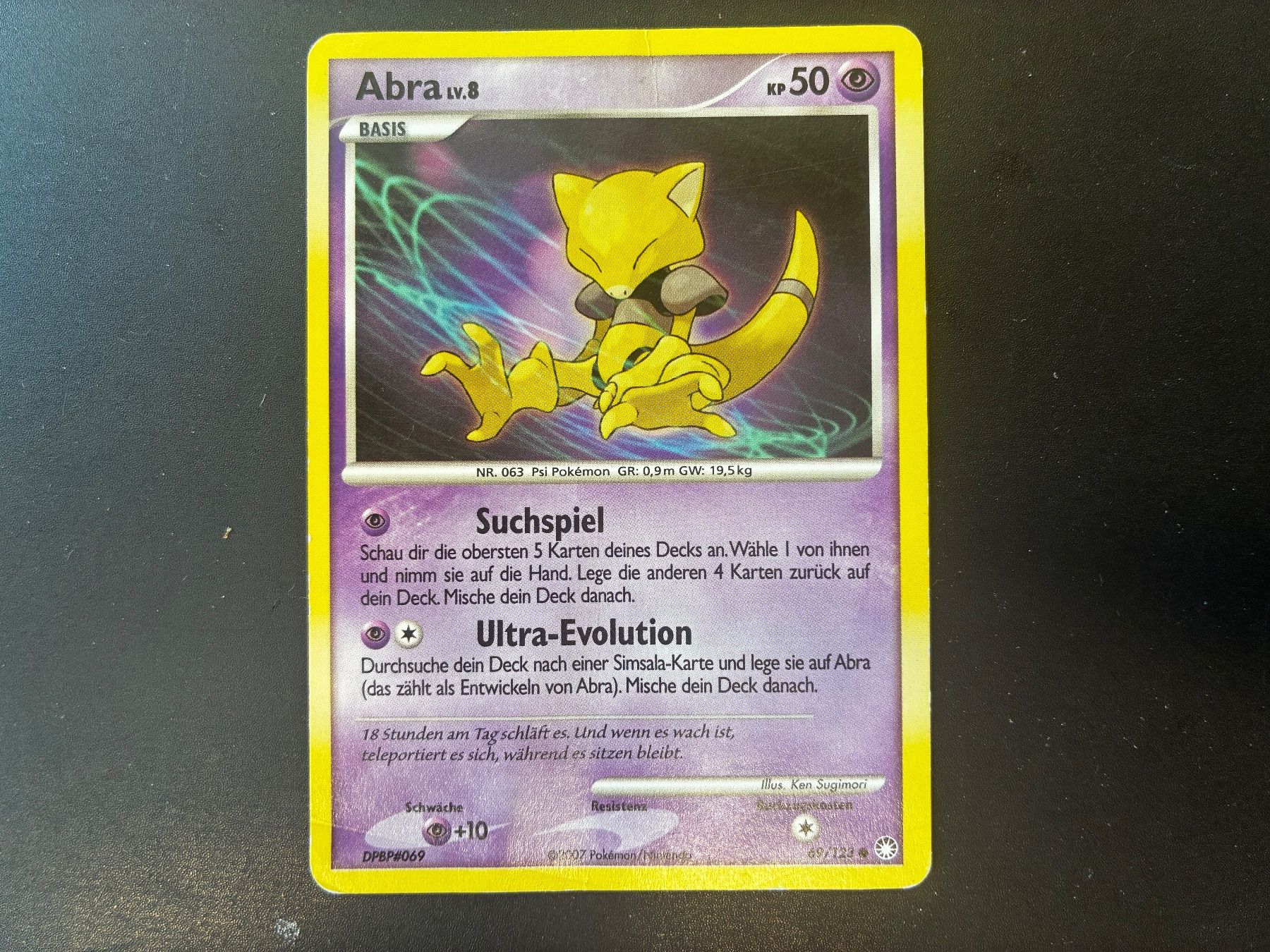 Pokémon Carte collezionabili: Abra Lv. 8 - 69/123 Mysterious Treasures - de – Nuovo (secondo la descrizione) da Hütten venduto da yve_tf69