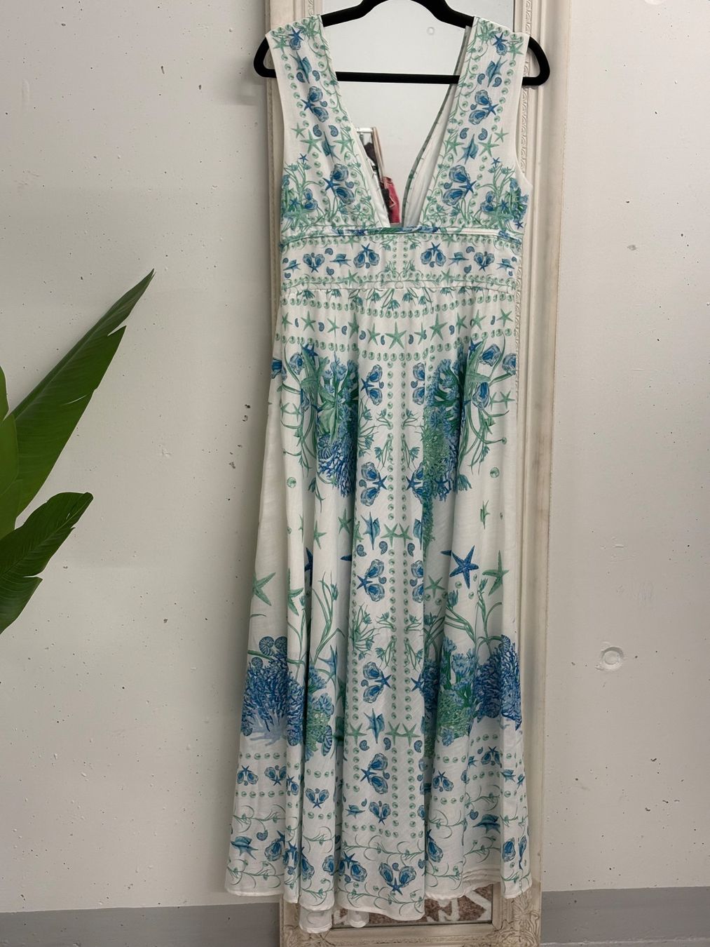Vestiti: Hemithea Maxikleid Gr. L weiss blau Print griechisch – Nuovo (secondo la descrizione) da Regensdorf venduto da secondchancefashion 3