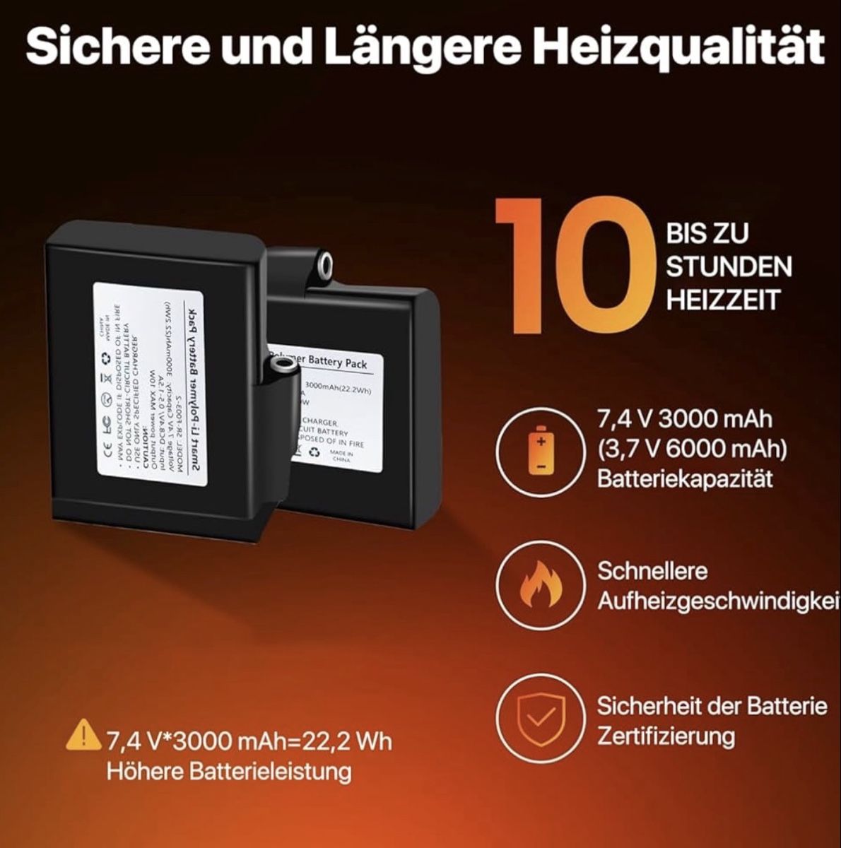 Handschuhe & Handstulpen: Beheizte Winterhandschuhe wasserdicht Touchscreen – Neu und originalverpackt aus Suhr von SchnapperCH 1