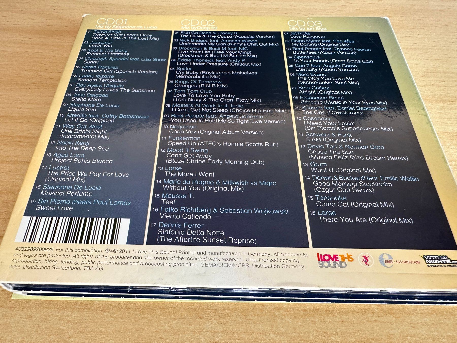 CD: Various – Sunlounge Sessions 01 - 3 CD – Usato da Rikon im Tösstal venduto da Alpenmutz 1
