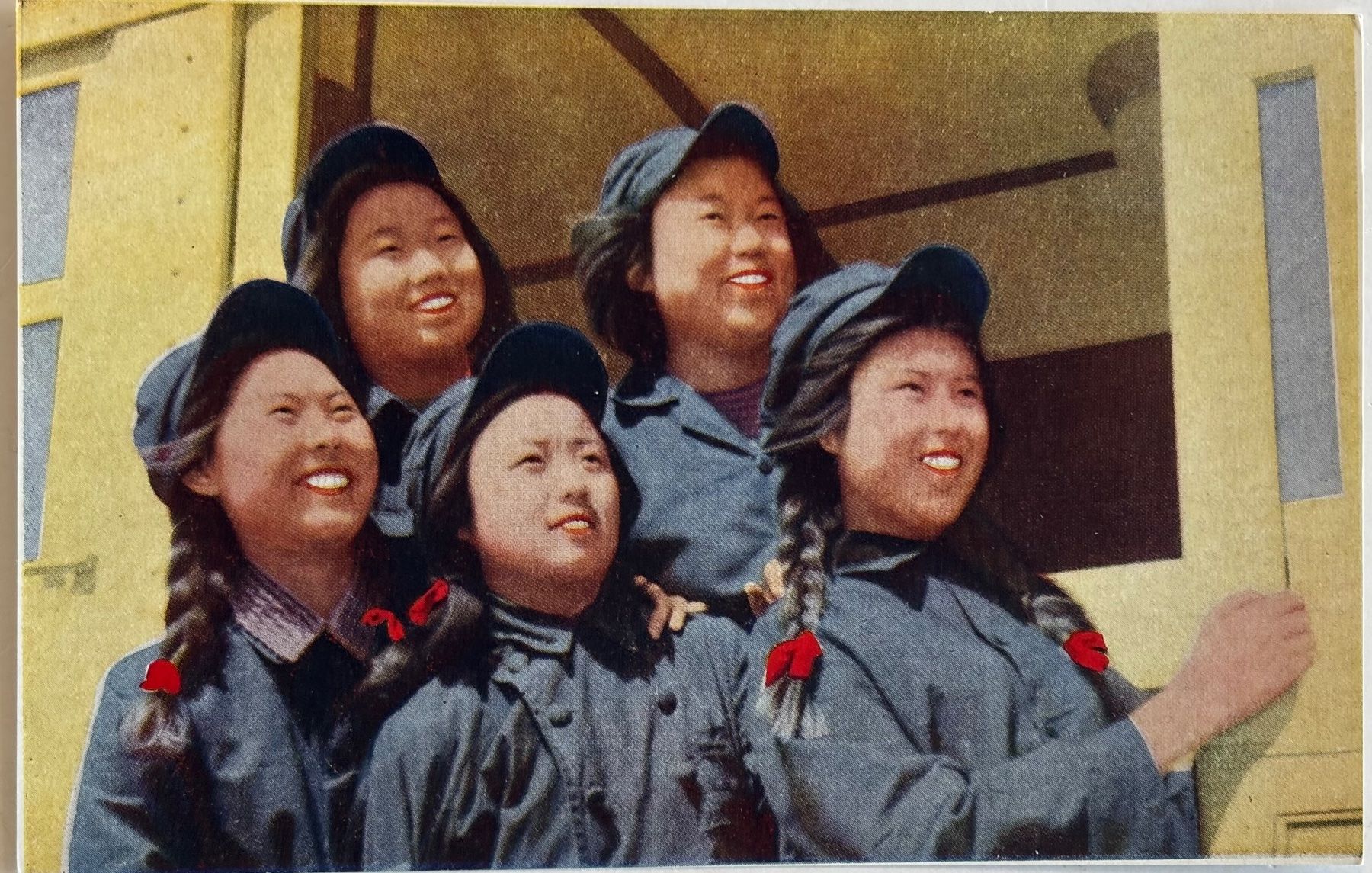 Ansichtskarten: China, Strassenbahn - Schaffnerinnen, 1951 – Gebraucht aus Frauenfeld von