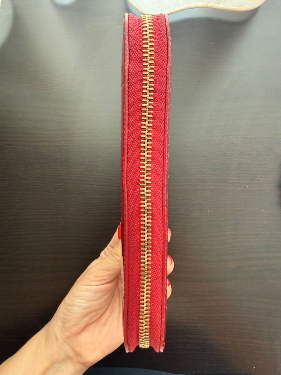 Louis Vuitton Brieftaschen: Louis Vuitton Geldbörse Lackleder rot – Gebraucht aus Othmarsingen von Paucaverba 7