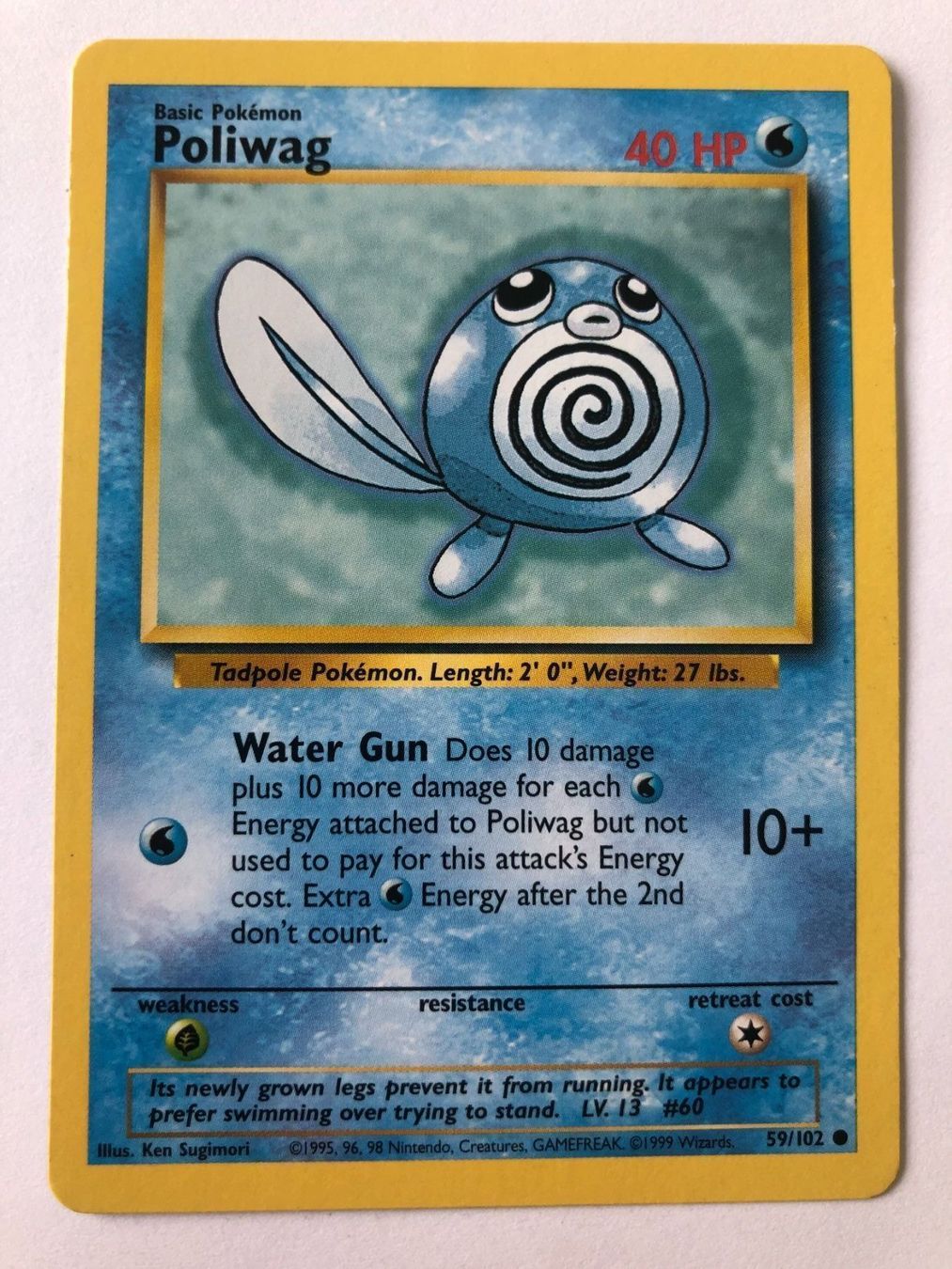 Pokémon Carte collezionabili: Poliwag - Base Set - Pokemon – Usato da Nussbaumen AG venduto da Bika-Shop