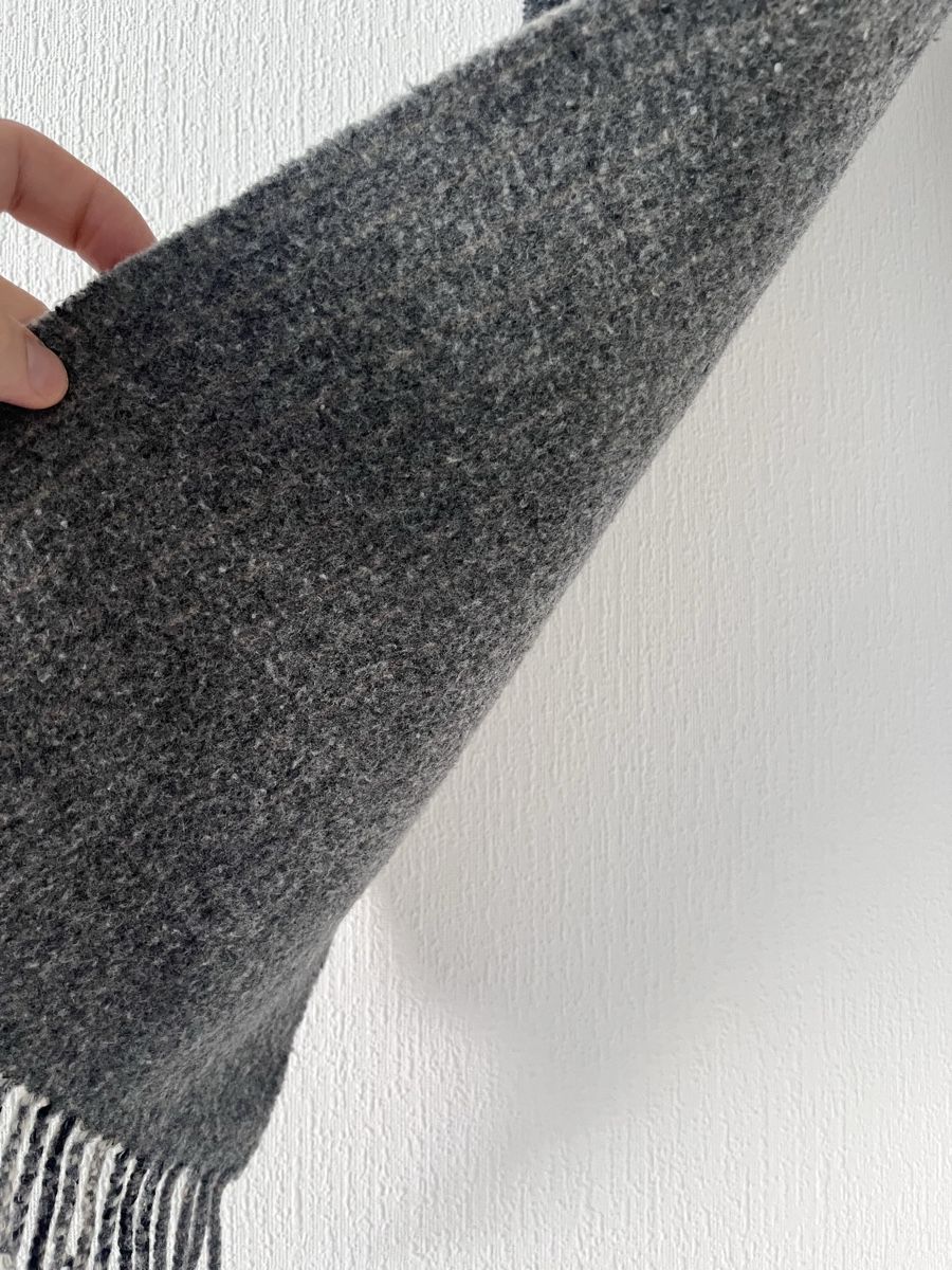 Burberry Foulard & Sciarpe: Burberry Scarf Check Pattern Grey Wool Cashmere Used – Usato da Lausanne venduto da Danash 4