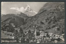 Carte P de 1952 ( Zermatt et le Cervin )