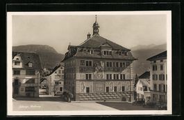 AK Schwyz, Partie am Rathaus
