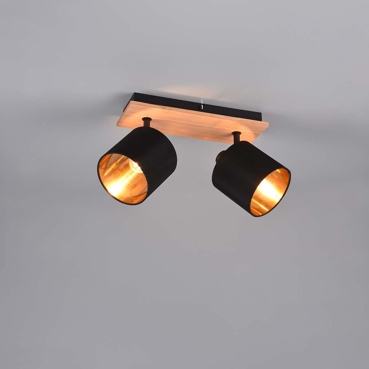 Kronleuchter & Deckenlampen: Deckenleuchte, Stoff, Holz, 30 cm Breit – Neu (gemäss Beschreibung) aus Kreuzlingen von Smart-Light