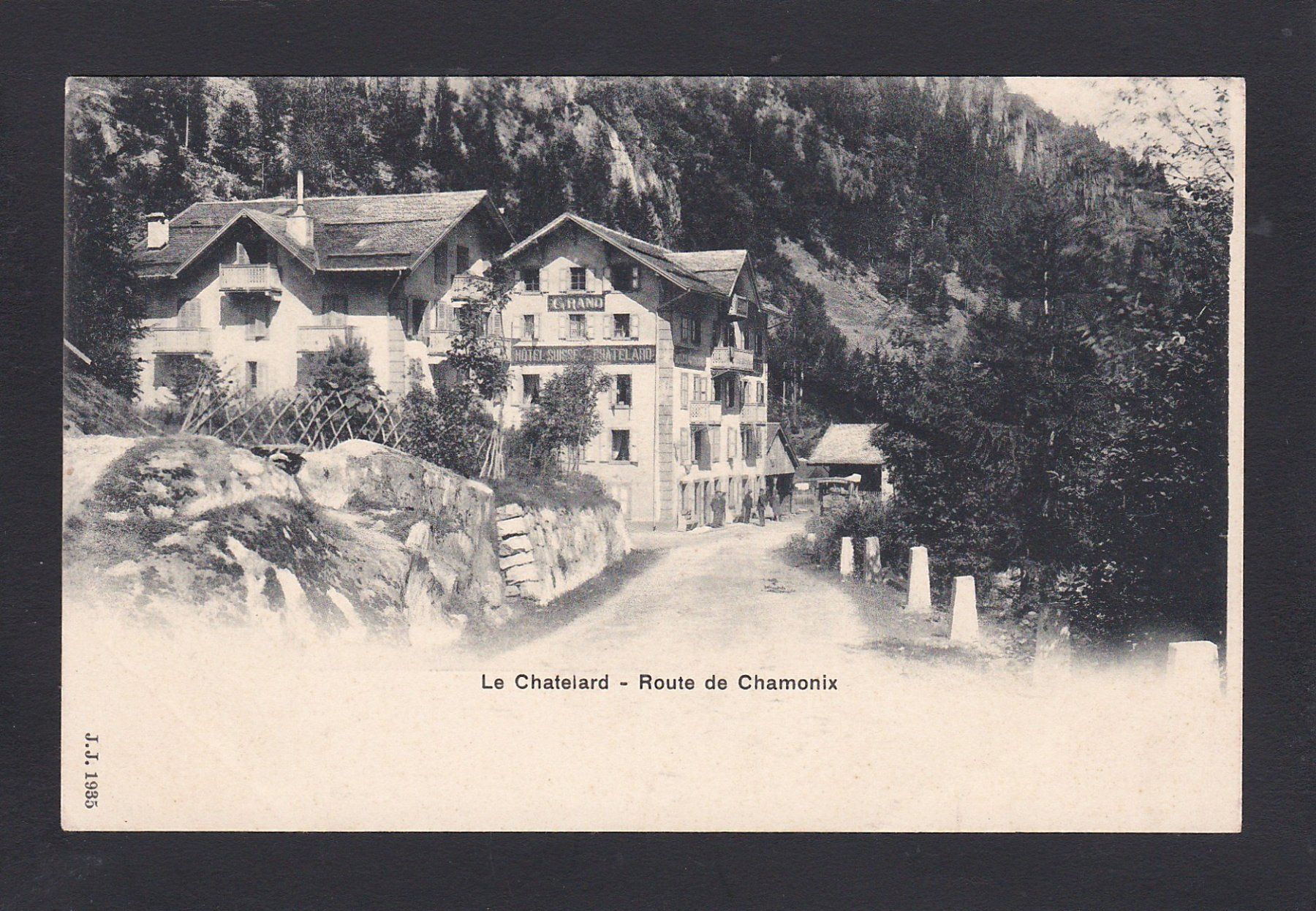 Cartoline postali: Hôtel Suisse LE CHÂTELARD - Route de Chamonix – Usato da Reiden venduto da cinfis