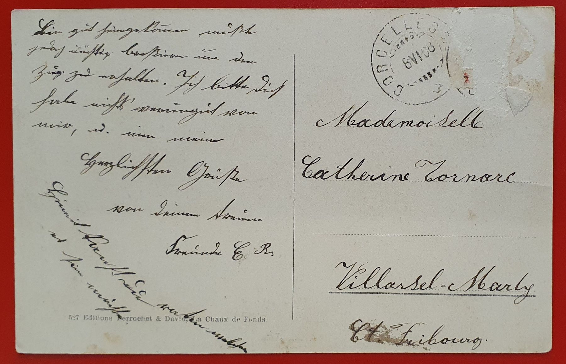Cartes postales: Penthéréaz 1908 -  Molkerei – D'occasion à Kreuzlingen par Rschweiz1 1