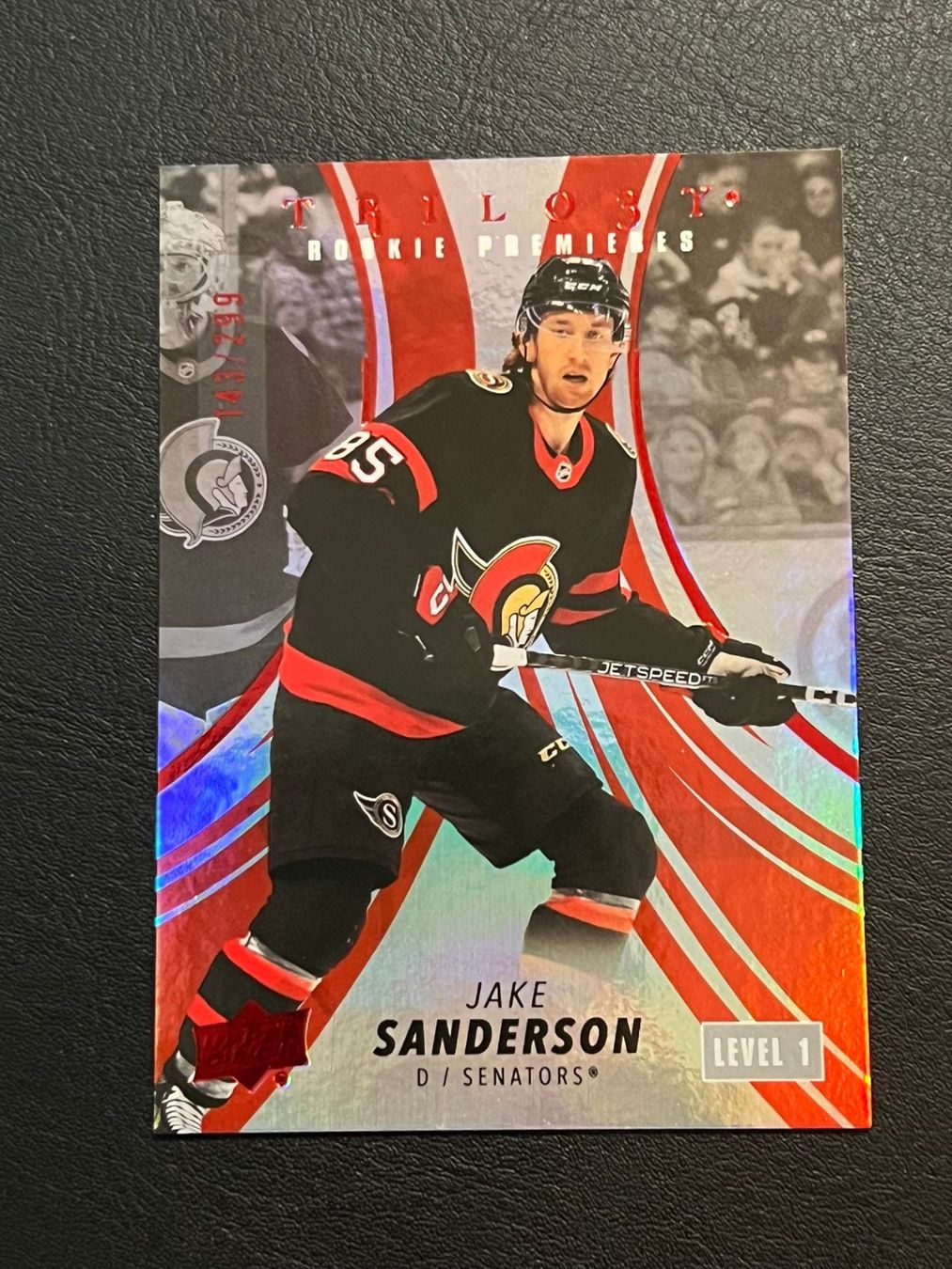 NHL Carte collezionabili: Jake Sanderson 2022 Trilogy Rookie Ottawa Senators – Nuovo (secondo la descrizione) da Möhlin venduto da SwissHockeyCards