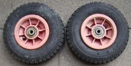 2 Luftbereifte Räder für Gokart oder Schubkarren usw.
