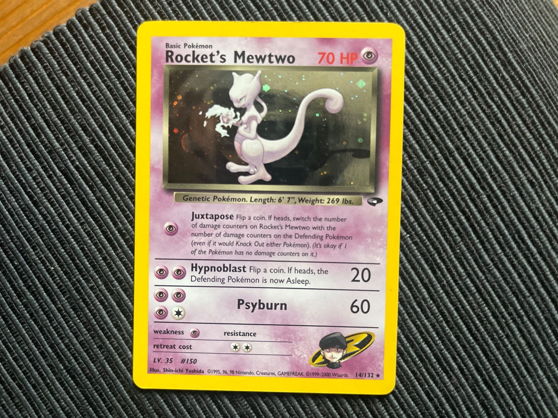 Pokémon Carte collezionabili: Pokemon Rocket‘s Mewtwo Holo Gym Challenge – Usato da Wabern venduto da Collectfun