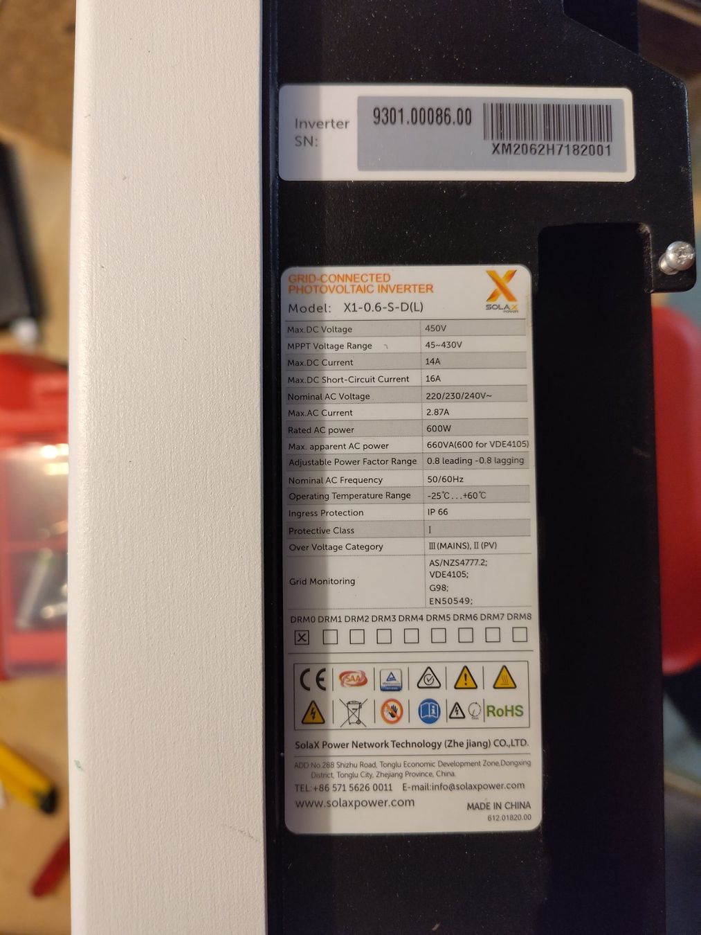 Inverter: Solax X1 Mini, String-Wechselrichter, 600 Watt – Usato da Gümligen venduto da seb_z9yg 3