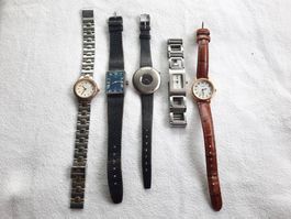 Lot Armbanduhren, verschiedene Modelle