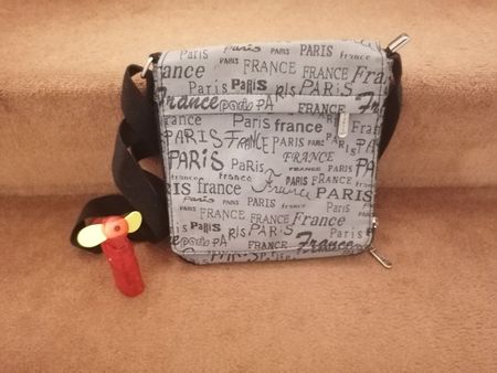 Umhängetasche Vive la France / Paris mit Ventilator