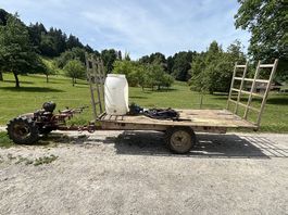 Aebi AM53 Einachser mit Triebwagen und Spritzpumpe