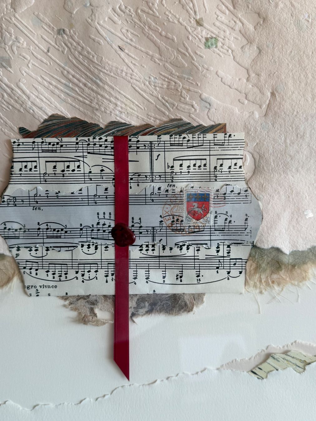 Gemälde: RICARDO BENAIM Mixed-Media-Kunstcollage – Gebraucht aus Basel von PAUL_ART 2