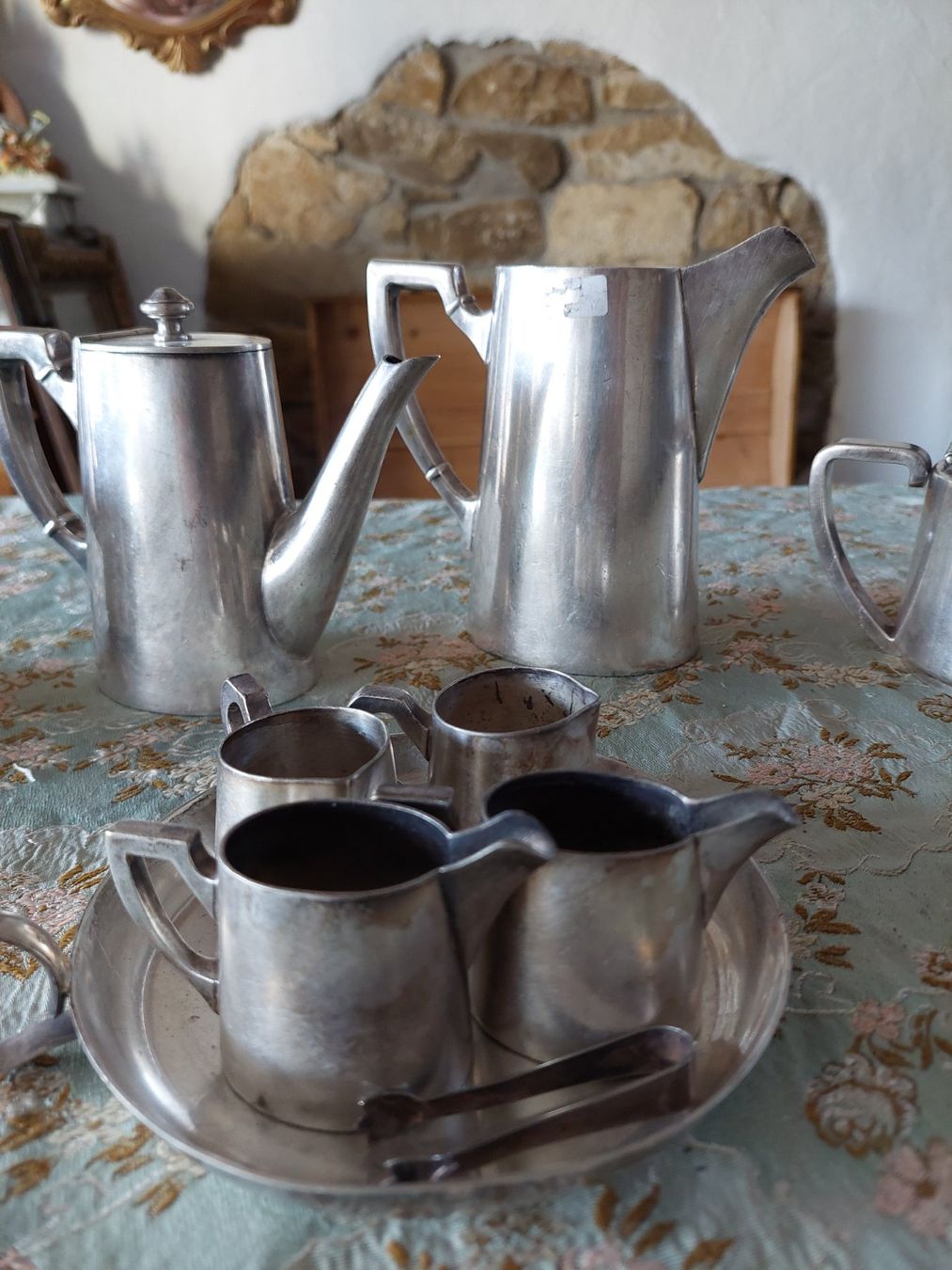 Ciotole: Versilbertes Kaffee Set – Usato da Siblingen venduto da rantiques 1