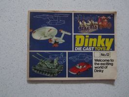 Dinky Toys Prospekt Nr. 12, printed in England, von 1976