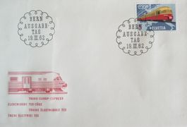 BW33) 1962, Privat illustrierter FDC ohne Adresse selten!!!