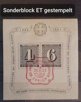 4199) W14, Sonderblock Zürich ET gestempelt Kt. 100.-