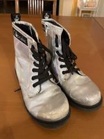 Mädchen Stiefel Cupcake Silber Perlmutt 30