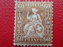 1863, Sitzende HELVETIA: Nr.35 ungebraucht *, Kat: 2000.-