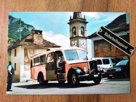 Alter Saurer Schnauzenbus im Tessin - Foto