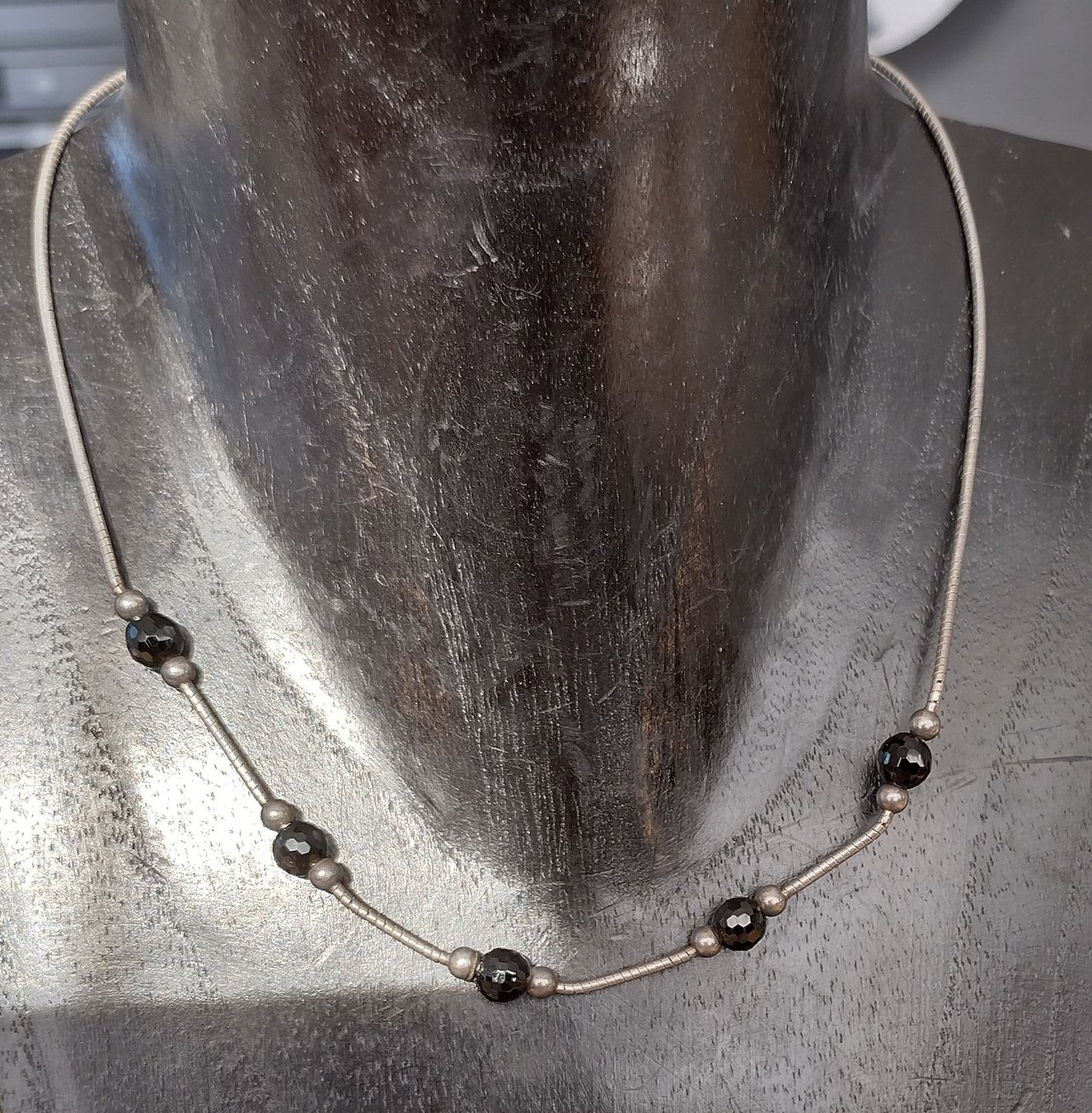 Catenine: KETTE HALSKETTE 925 MIT KUGELI – Usato da Romanshorn venduto da Glitzer-Paradies
