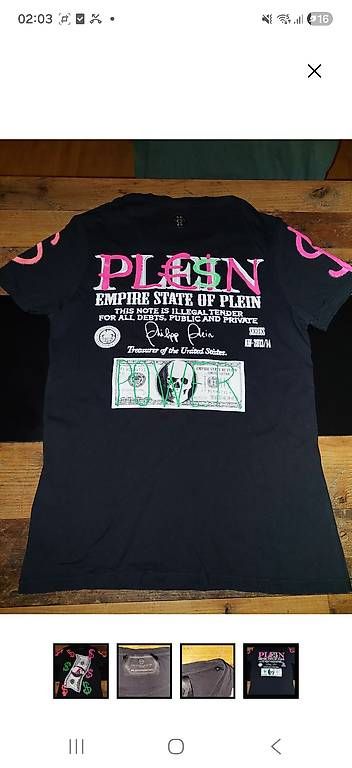 T-Shirts: Philipp Plein T-Shirt – Gebraucht aus Enggistein von sar_b8hz
