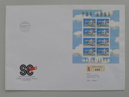 1988, FO49 Pro Aero Grossbrief-FDC, sauber erhalten