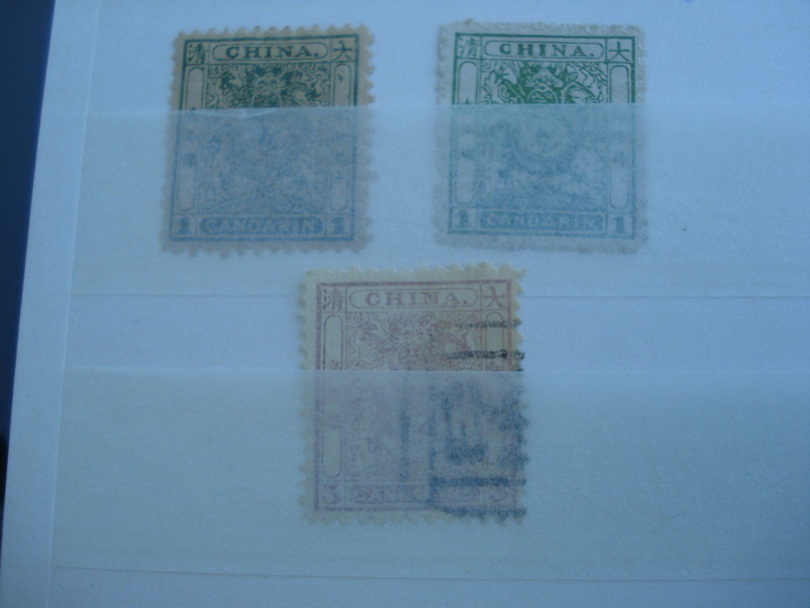 Tous les timbres: 3 uralte Marken China – D'occasion à Niederwil AG par morostahu