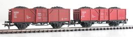 Märklin 2 offene Güterwagen El-u 061 der DB Spur H0