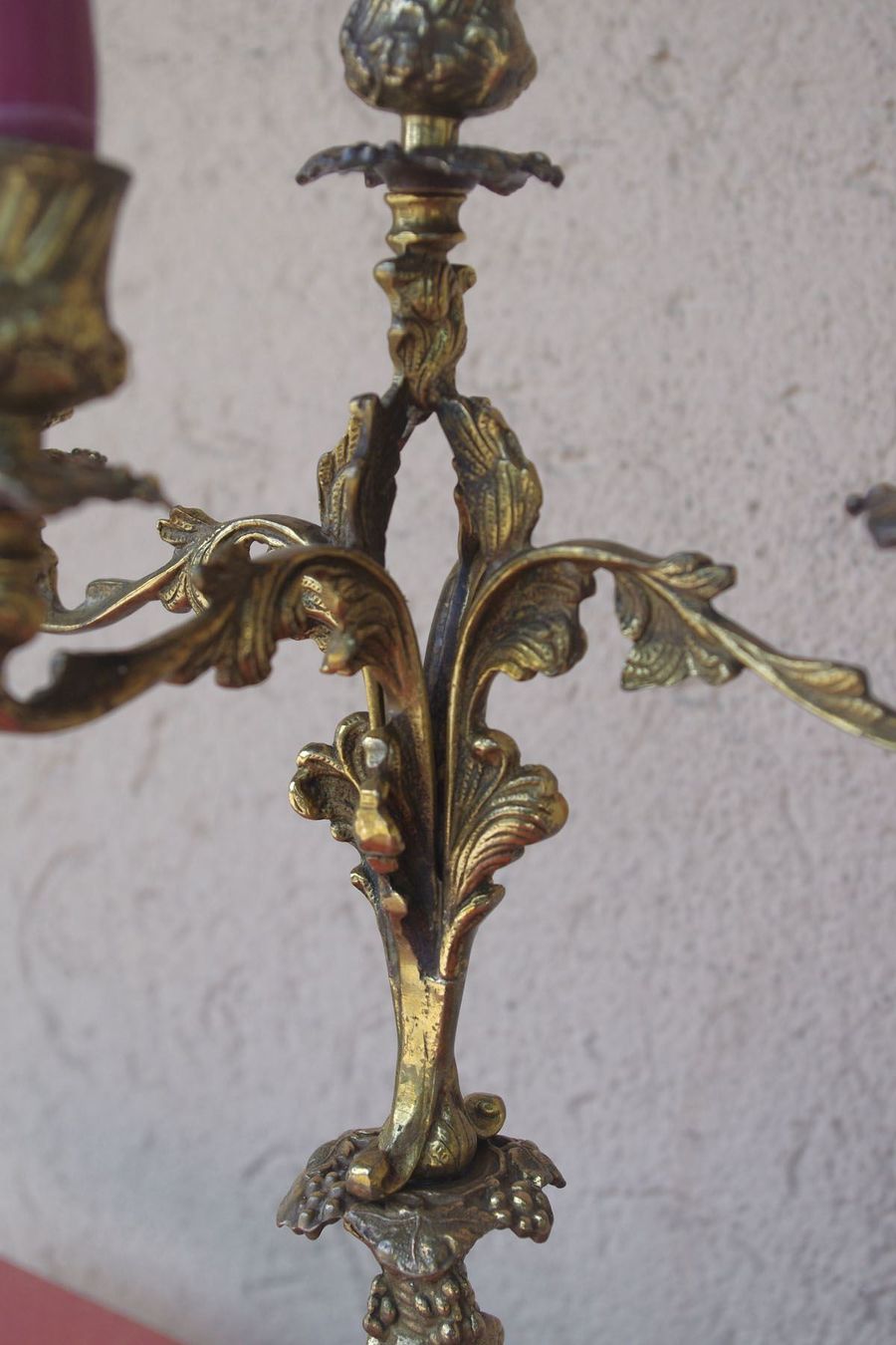 Kerzenständer: Art Nouveau Kandelaber 45cm – Gebraucht aus Meggen von Trouvaillen 5