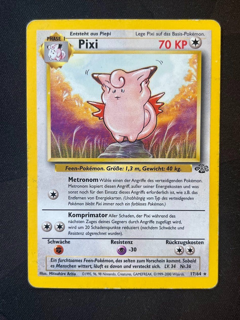 Pokémon Carte collezionabili: Pokemon -  jungl Pixi 17/64 – Usato da schaan venduto da Schokoloco