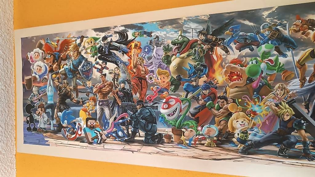 Alle Dekorationen: Fresque smash bros ultimate – Gebraucht aus Fully von Cyrilos 3