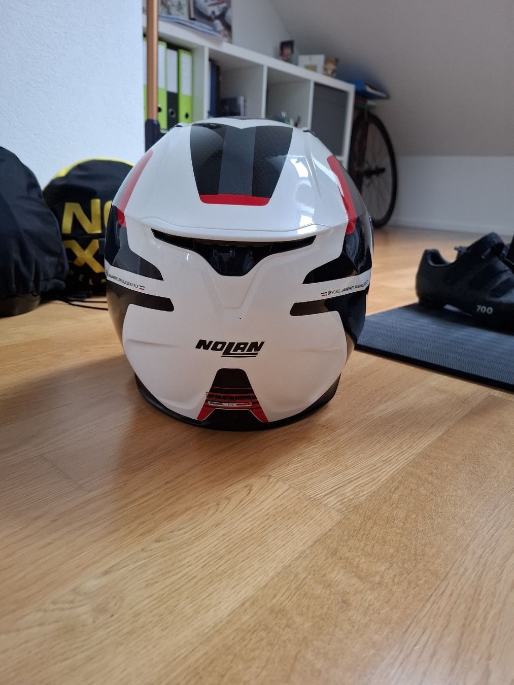 Caschi & visiere: Casque de moto Nolan avec système intercom  monté – Usato da Sugiez venduto da tam_y6rl 1