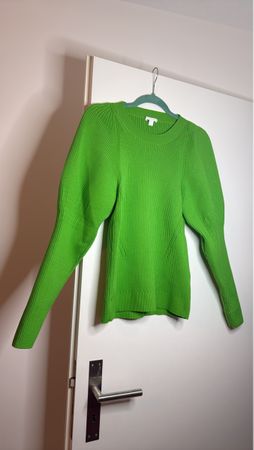 COS Knitted Top - Vibrant Green, Size Large.  Excellent!