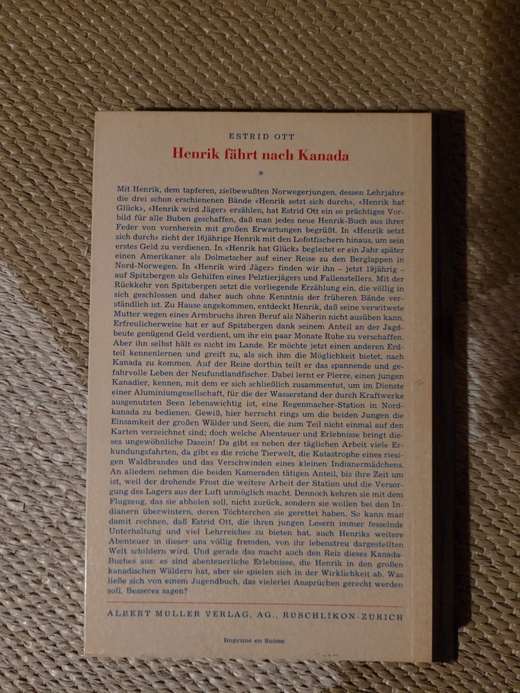 Libri: Henrik fähr nach Kanada – Usato da Perlen venduto da Safari_23 1