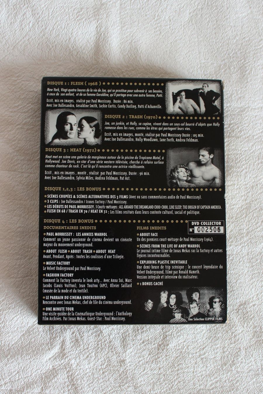 Tutti i DVDs: DVD Paul Morrissey, La trilogie – Nuovo (secondo la descrizione) da Lausanne venduto da KilgoreTrout 1
