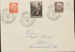 Deutsches Reich Brief Berlin Basel Schweiz 1939