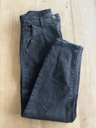 Schwarze Mom Jeans, XS, High Waist, Top Zustand!