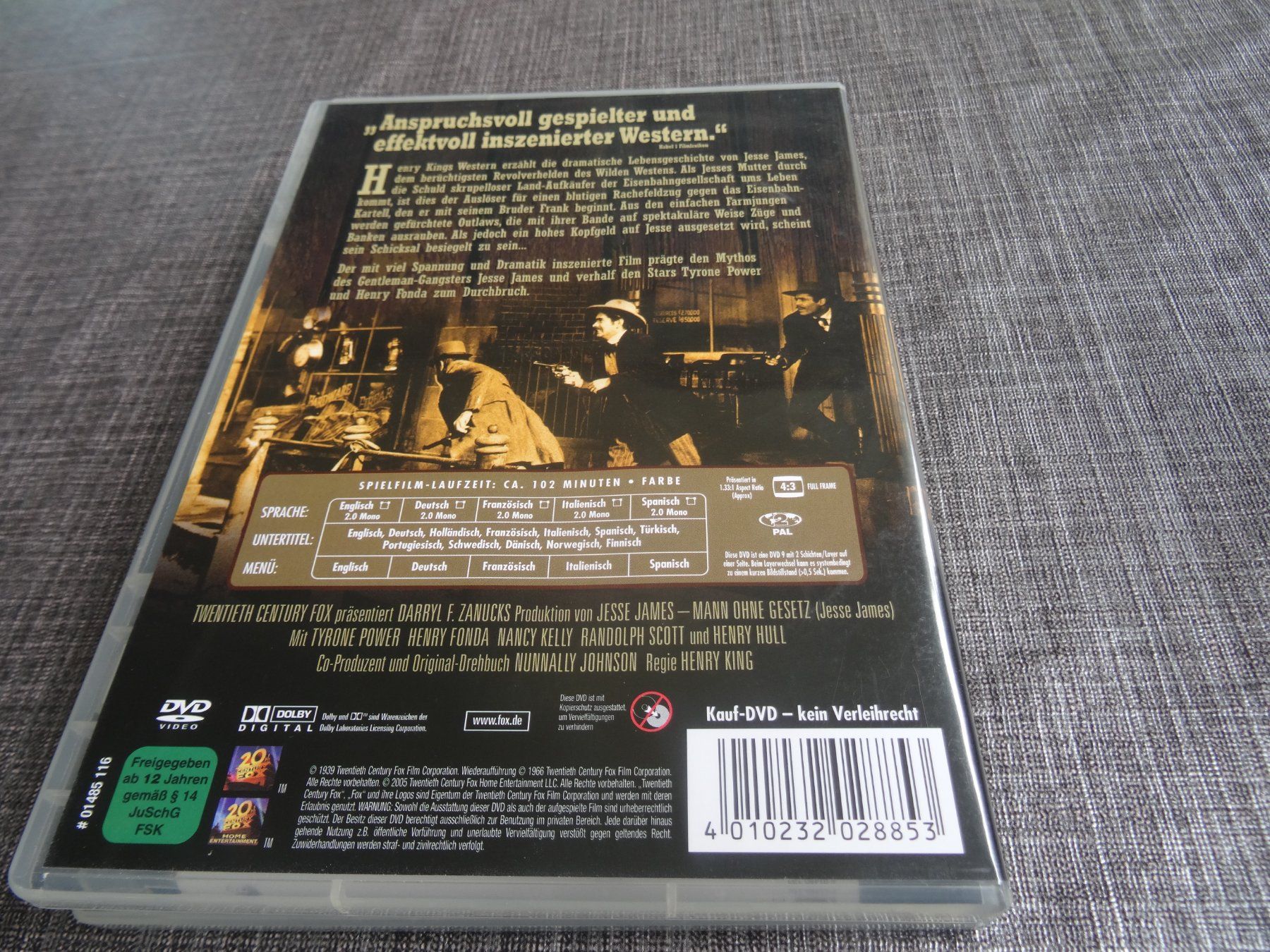 Tutti i DVDs: Jesse James - Mann ohne Gesetz DVD – Usato da Olten venduto da Disc-Verkauf 2