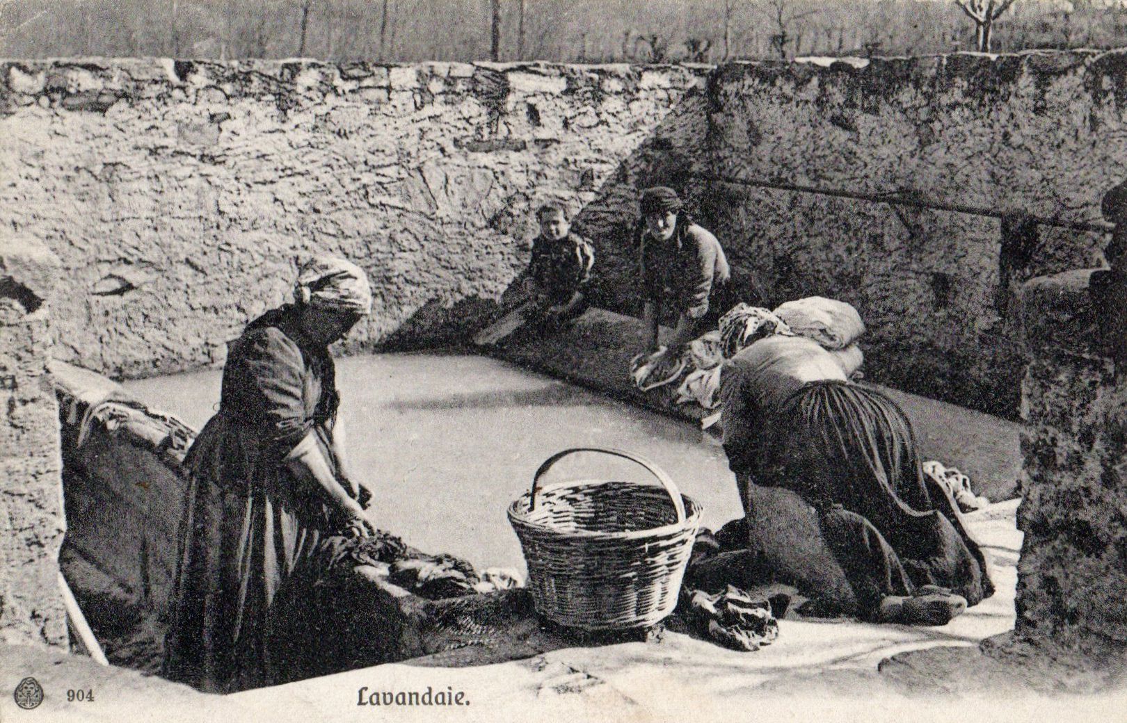 Cartoline postali: Lavandaie – Nuovo (secondo la descrizione) da Melano venduto da pisonsdro