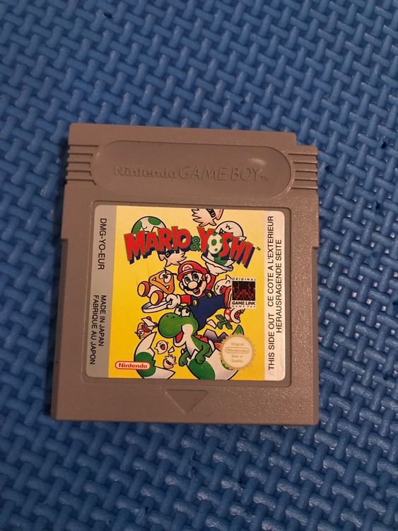 Notice Seule Du Jeu Mario & Yoshi Pour GameBoy - Bon état - Manuel Instruction