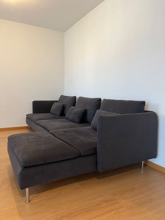 IKEA Söderhamn 4er Sofa Anthrazit inkl. 6 Kissen Kaufen auf Ricardo