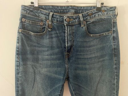R13 Alison Skinny Inch 30 Grösse 38 Blue Wash