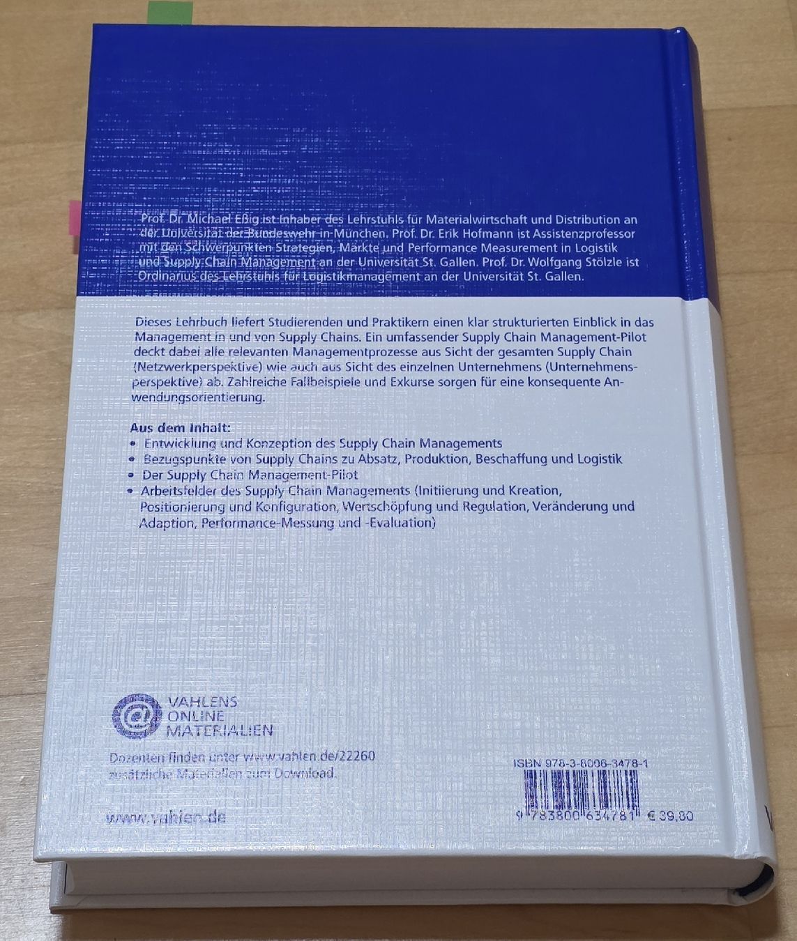 Libri: Supply Chain Management – Nuovo (secondo la descrizione) da Au ZH venduto da MarieLou09 1